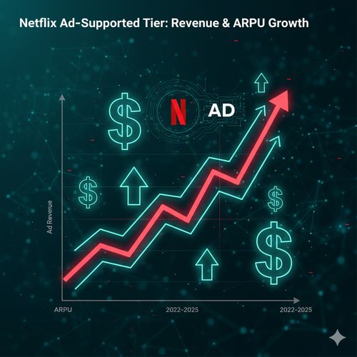 넷플릭스 광고 매출 성장 추이 그래프