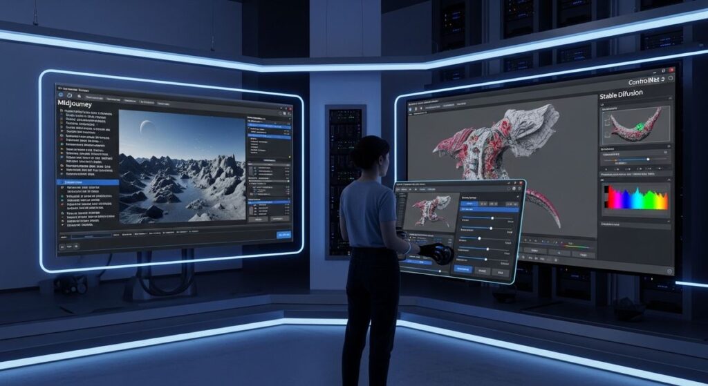 AI 아트 정복!/미드저니, 스테이블 디퓨전 2026 가이드