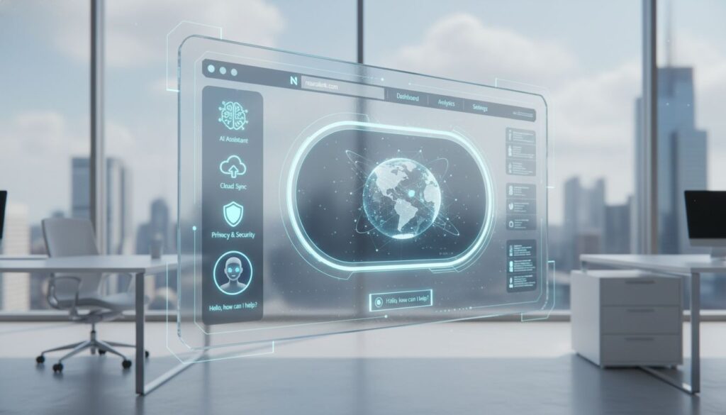 AI 네이티브 브라우징 섹션 이미지